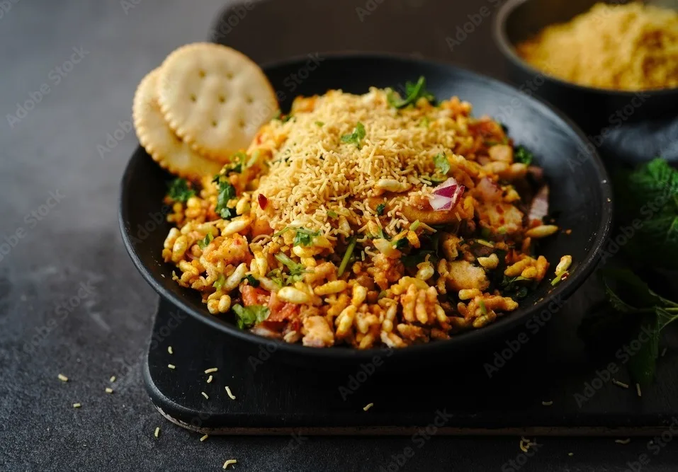 mumbai bhelpuri popular indian street food chaat withpuffed rice