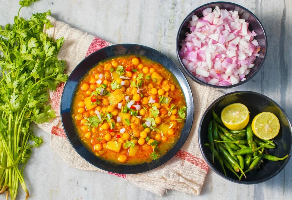 famous bengali street food ghugni is ready to serve