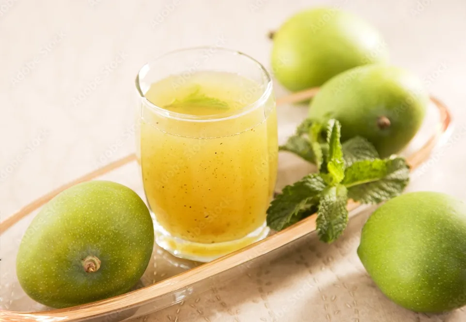 aam panna or tangy green mango juice