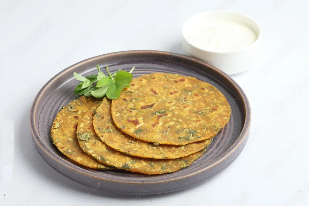 gobi shalgam gajar mixed paratha or cauliflower turnip carrot paratha