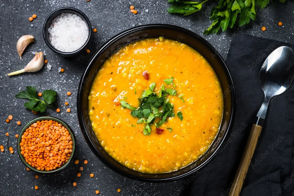 greek pink lentil soup recipe vegetarian lentil soup