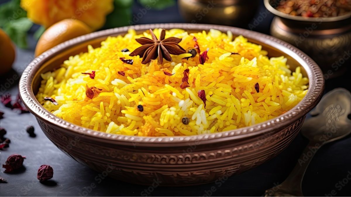 Vegetarian Saffron Rice