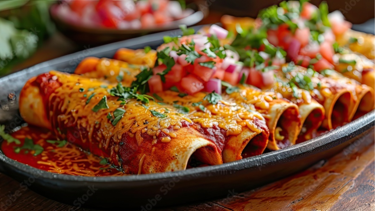 Spicy Vegetarian Enchiladas Potosinas