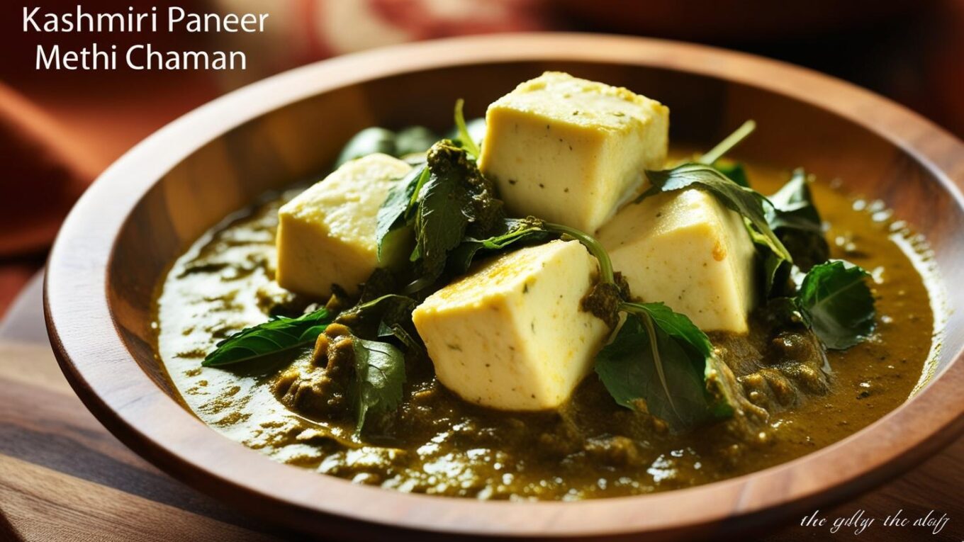 Kashmiri Paneer Methi Chaman is a delightful and flavourful dish