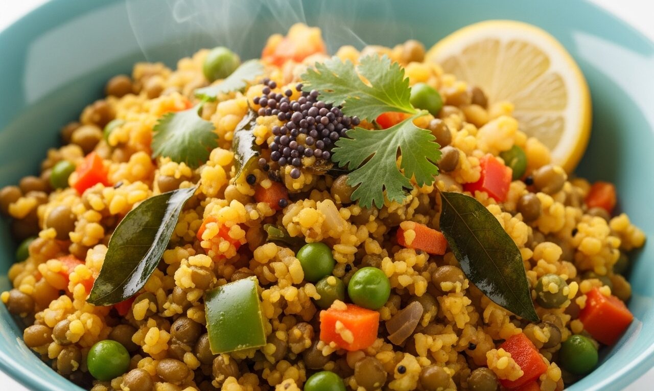 Protein-Rich Moong Dal Upma Recipe