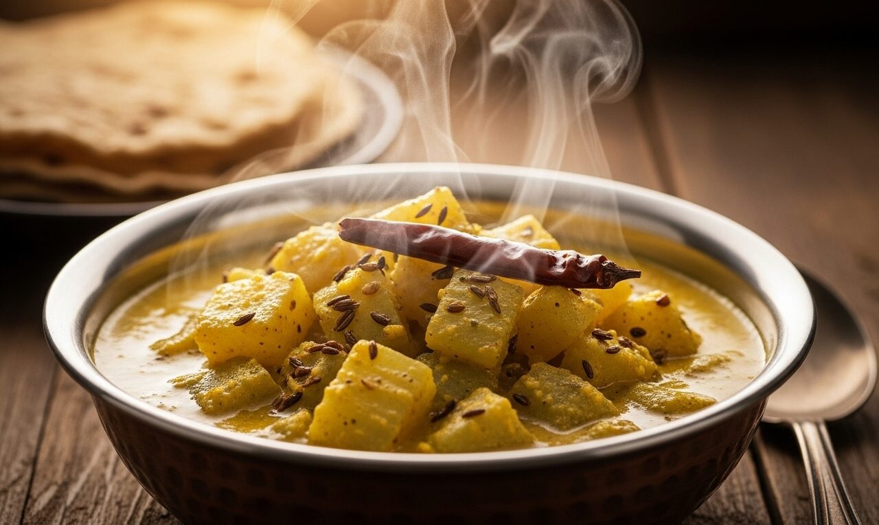 Bhoondi ki Raab: The Best Stir-Fried Bottle Gourd Curry recipe for Winter Nights