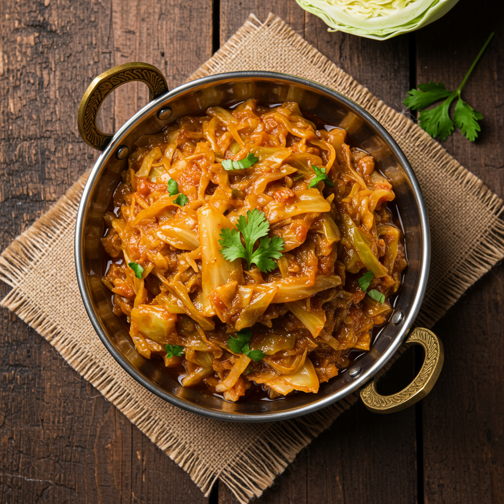 patta-gobi-sabzi-recipe-cabbage-tomato-sabzi - Aromas of my kitchen